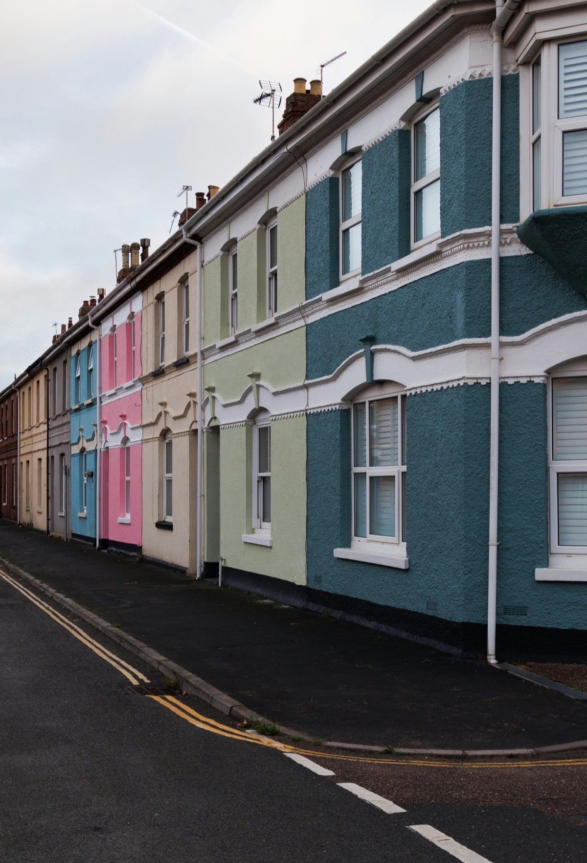 Victorian terraced houses in London